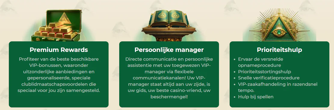 VIP-voordelen bij Mason Slots Casino met exclusieve beloningen, een persoonlijke VIP-manager, snellere uitbetalingen en prioritaire ondersteuning